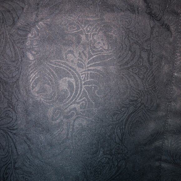 Soft Surroundings  Black  Jacquard  Long Sleeve  Dress  Large - Picture 4 of 7